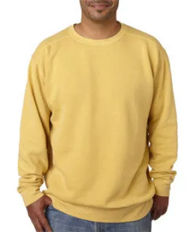1566 Chouinard Adult Crew-Neck Blended Sweatshirt Mustard Pgmdye