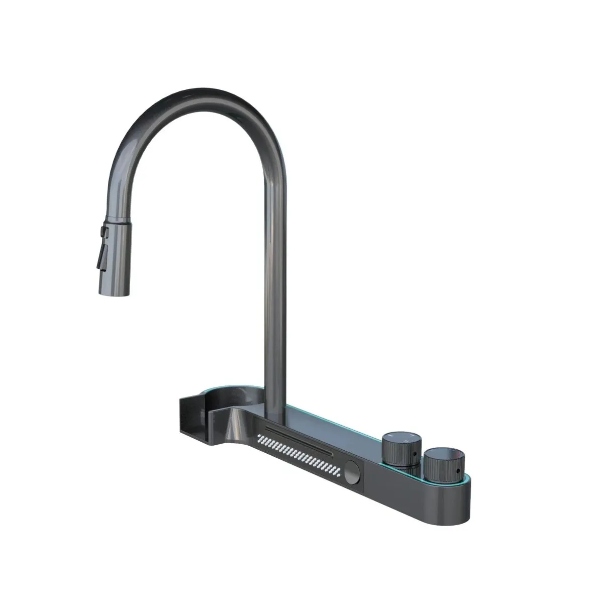2024 75x45cm Integrated Waterfall Kitchen Sink Honeycomb Technology Large Digitial Display Stainless Steel Water Filter Cup Washer