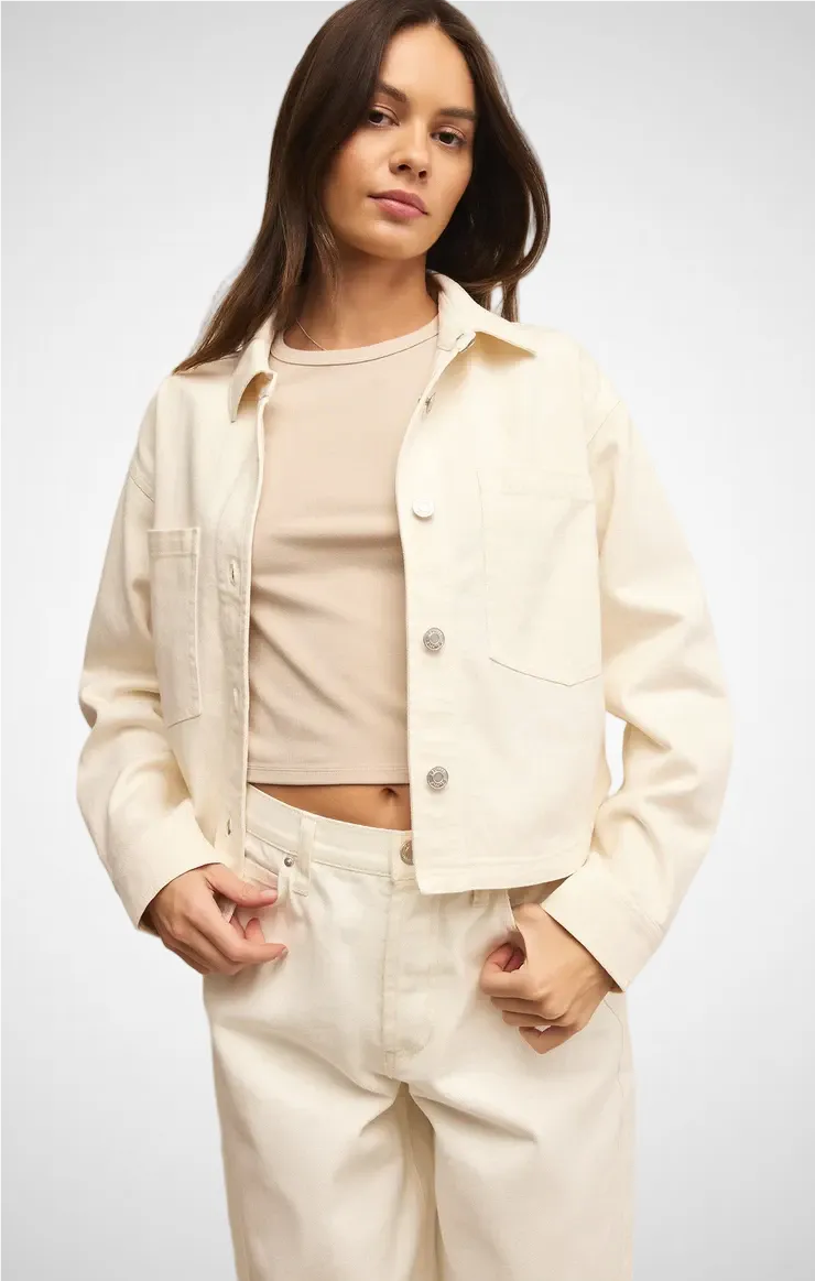 All Day Cropped Denim Jacket