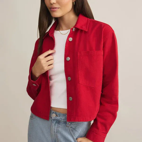 All Day Cropped Denim Jacket