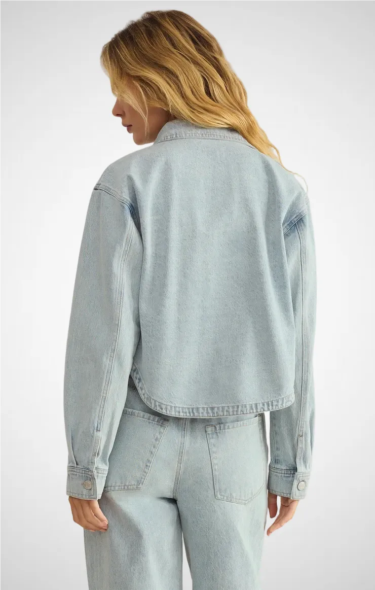 All Day Cropped Denim Jacket