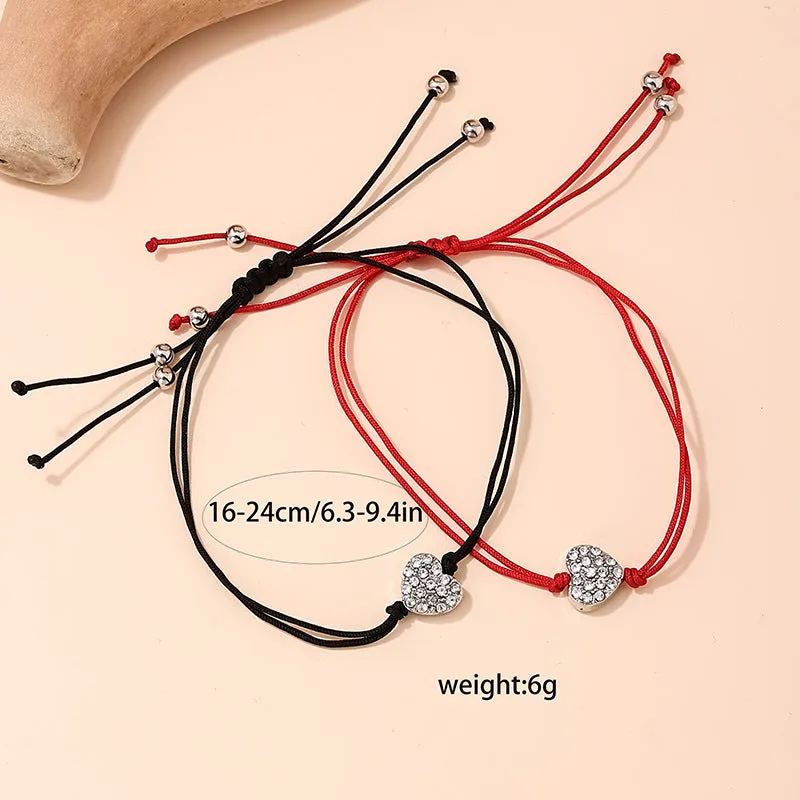 Amazon Exclusive Vienna Verve Metal Woven Rope Bracelet Set