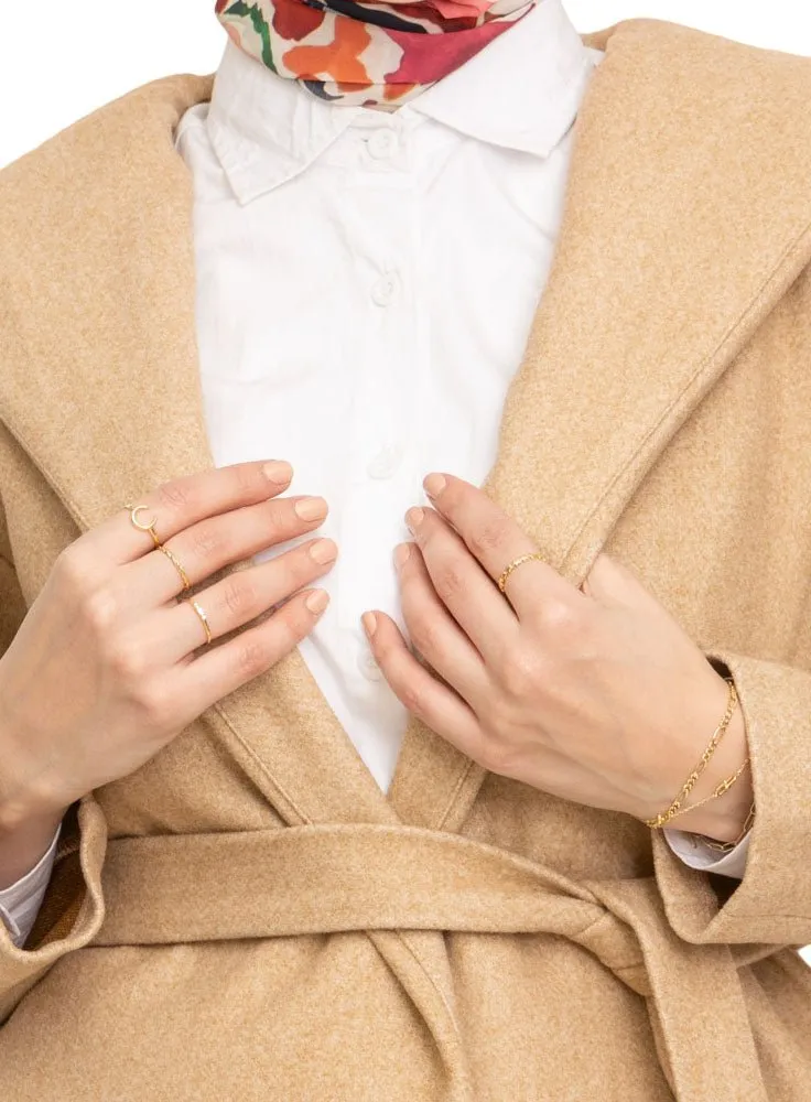 Biscuit Feather Jacket