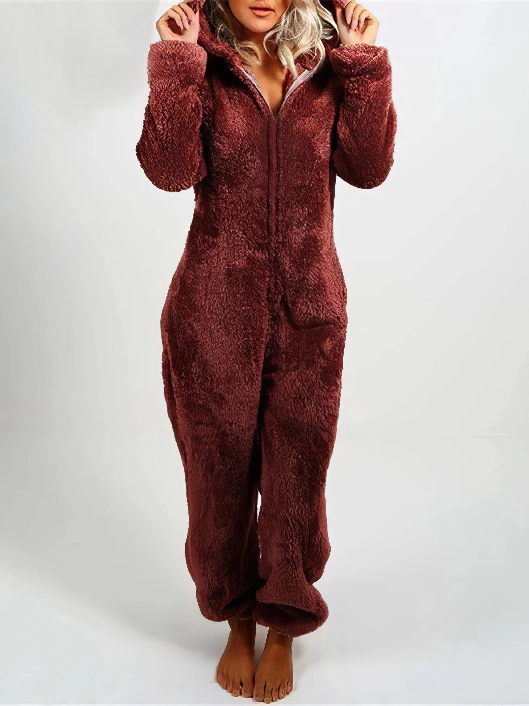 Button-Down Satin Pajama Set