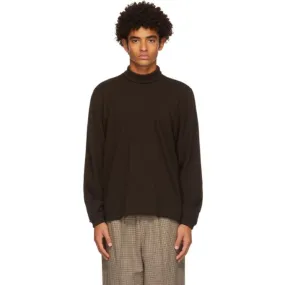 Camiel Fortgens Brown Tailored Wool Sweater