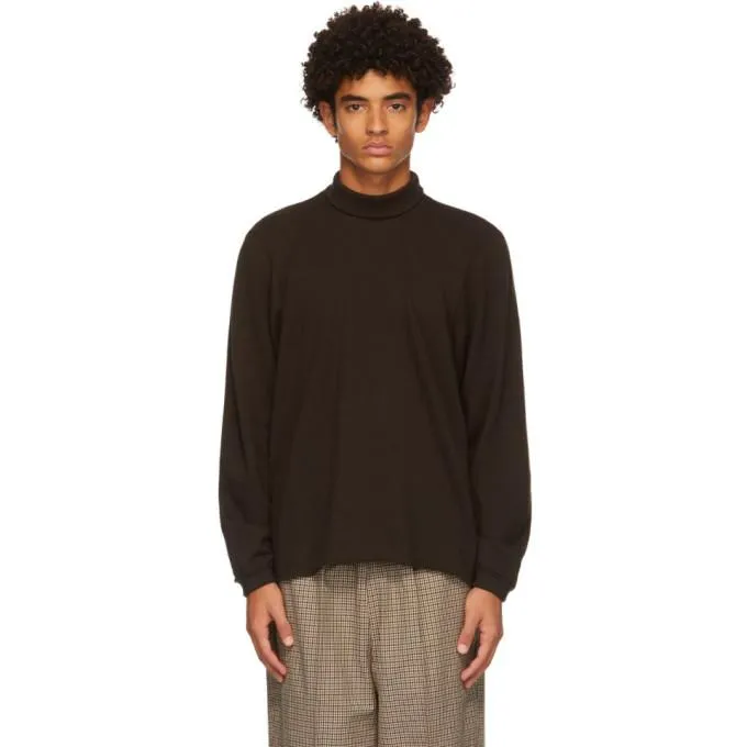 Camiel Fortgens Brown Tailored Wool Sweater