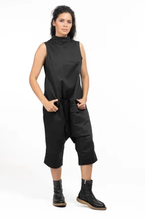 Casual Drop Crotch Jumpsuit Women's