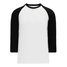 Classic 3-4 Sleeve Baseball White-Black Shirt