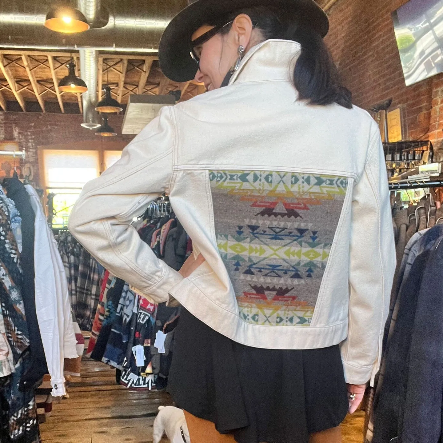 Cream Denim W/Inset - Pendleton - JPD6