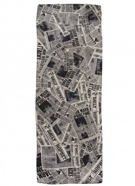 Daily Prophet Newspaper Scarf