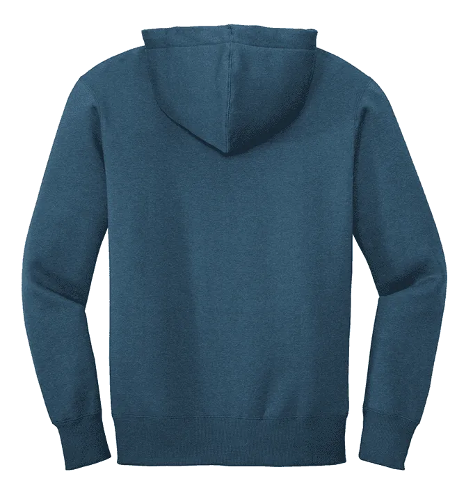 District Men's Custom Full Zip Fleece Hoodie
