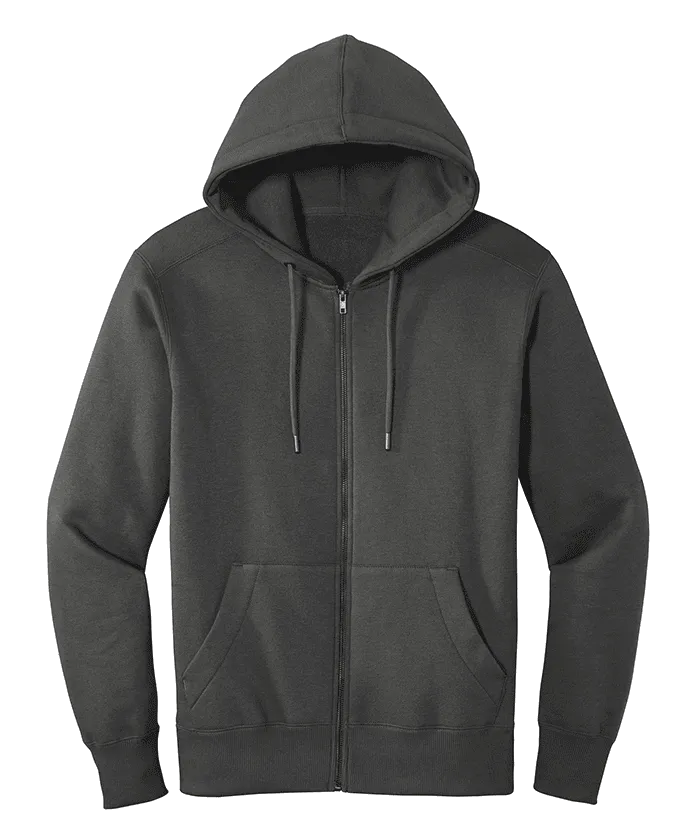 District Men's Custom Full Zip Fleece Hoodie