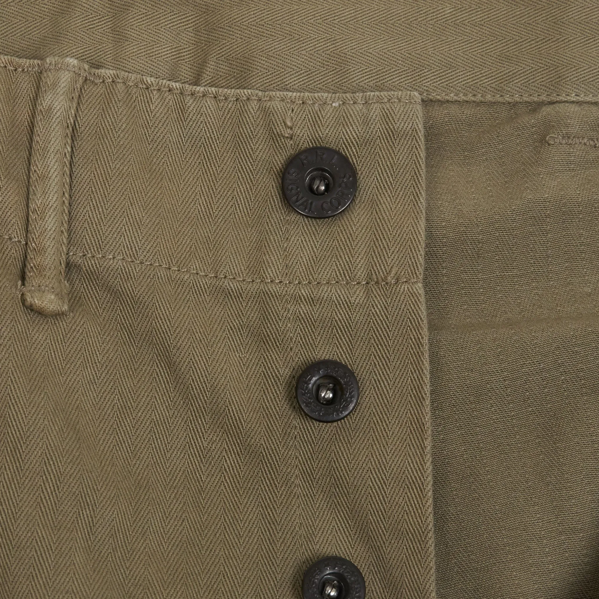 Double RL U.S Military Distressed Pants