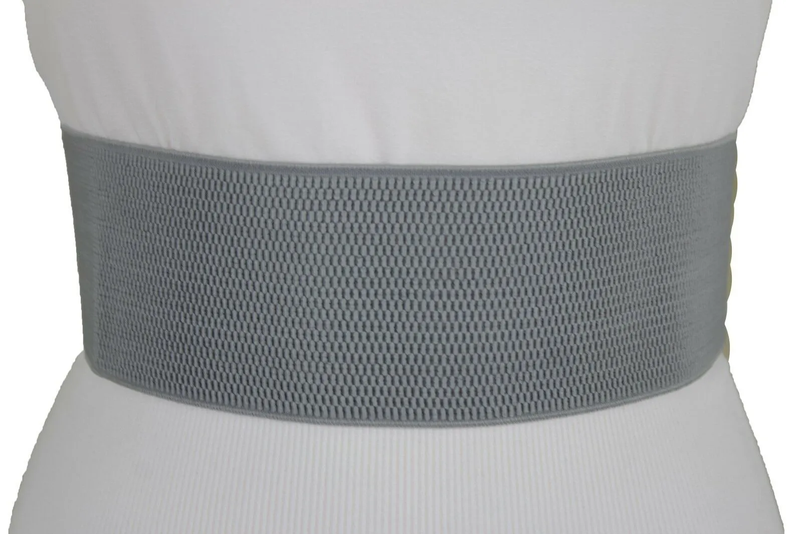 Elastic Wide Waisted Hook Buckle Belt