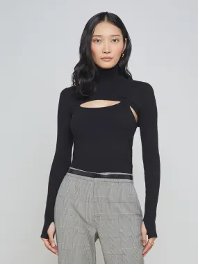 Ember Black Top- L'AGENCE