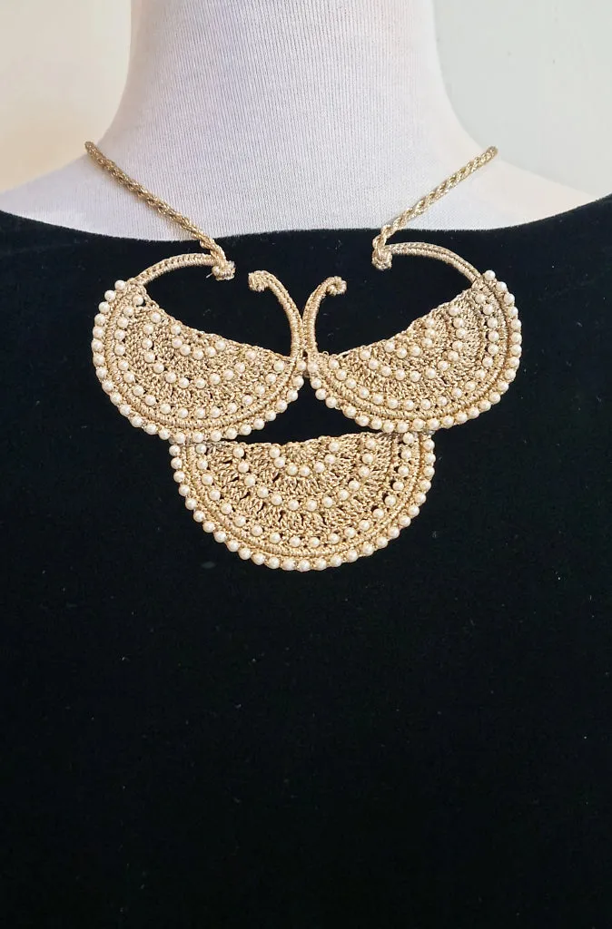 EMC Hand Crocheted Neckpiece