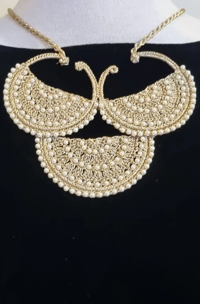 EMC Hand Crocheted Neckpiece