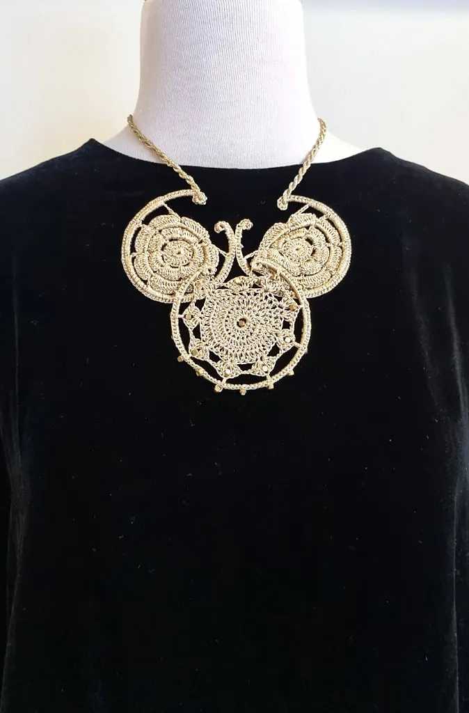EMC Hand Crocheted Neckpiece