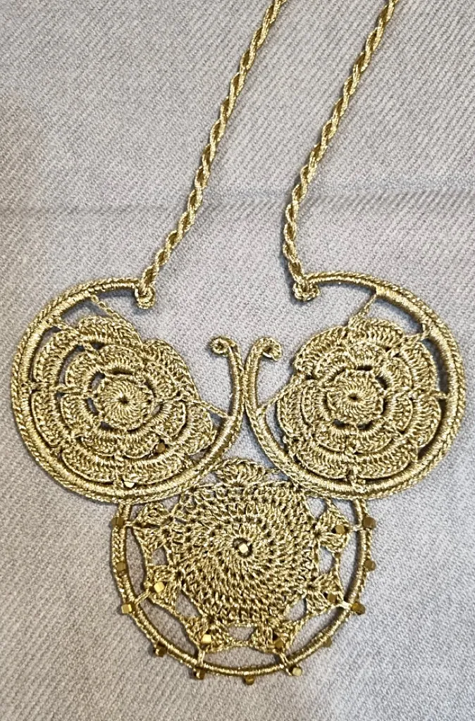 EMC Hand Crocheted Neckpiece