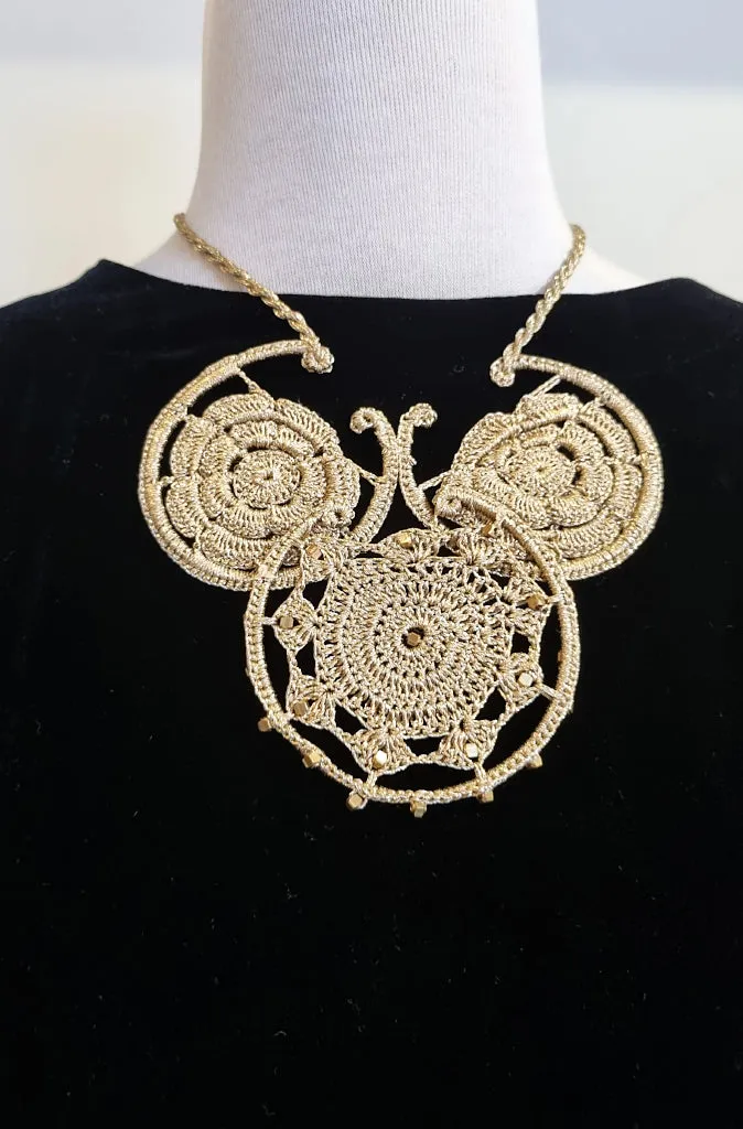 EMC Hand Crocheted Neckpiece