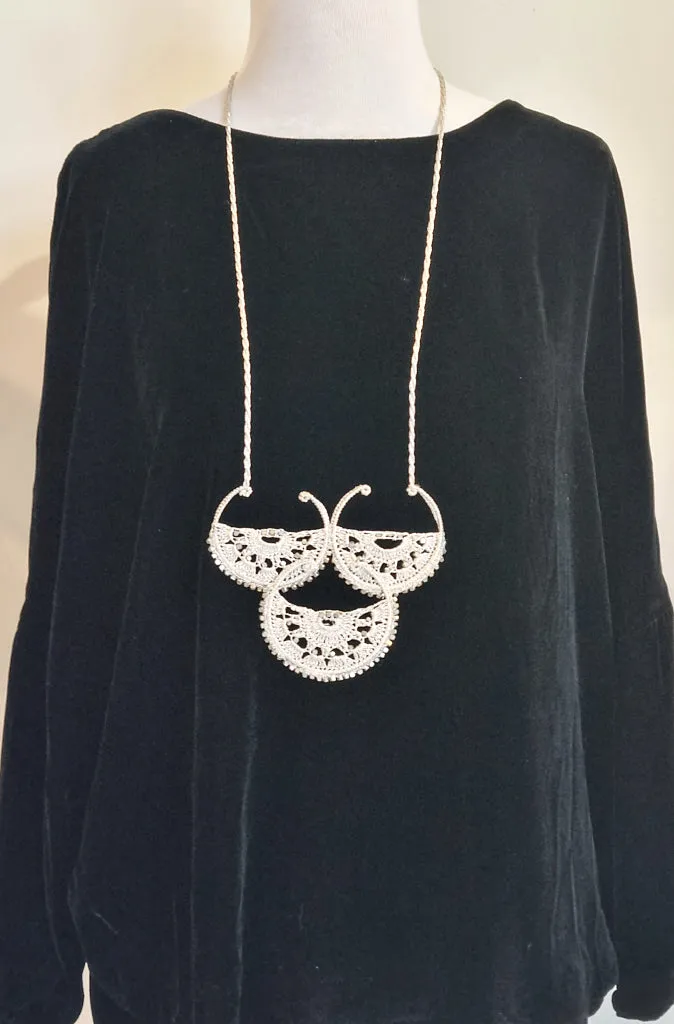 EMC Hand Crocheted Neckpiece