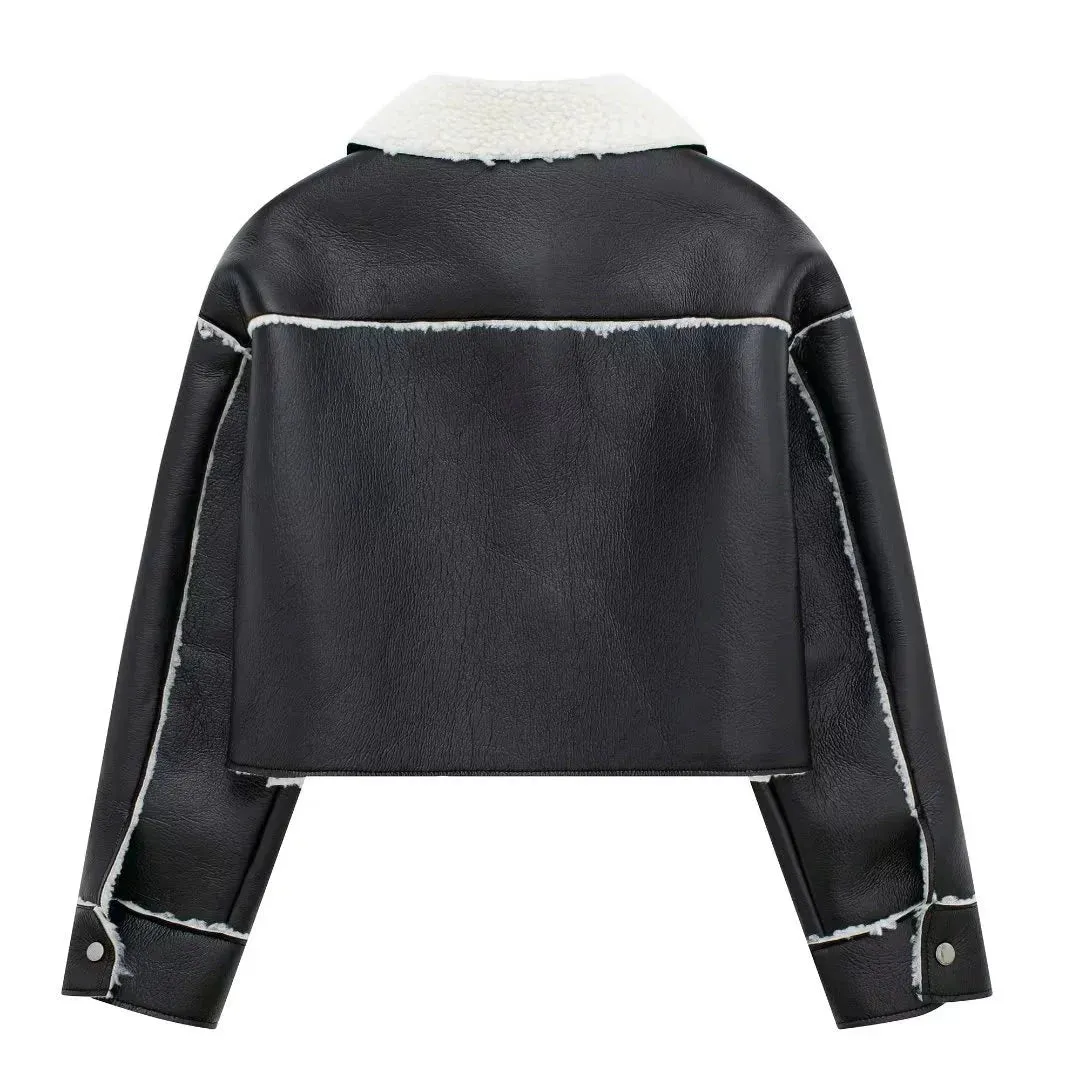 Fashionkova Eylul Crop Jacket