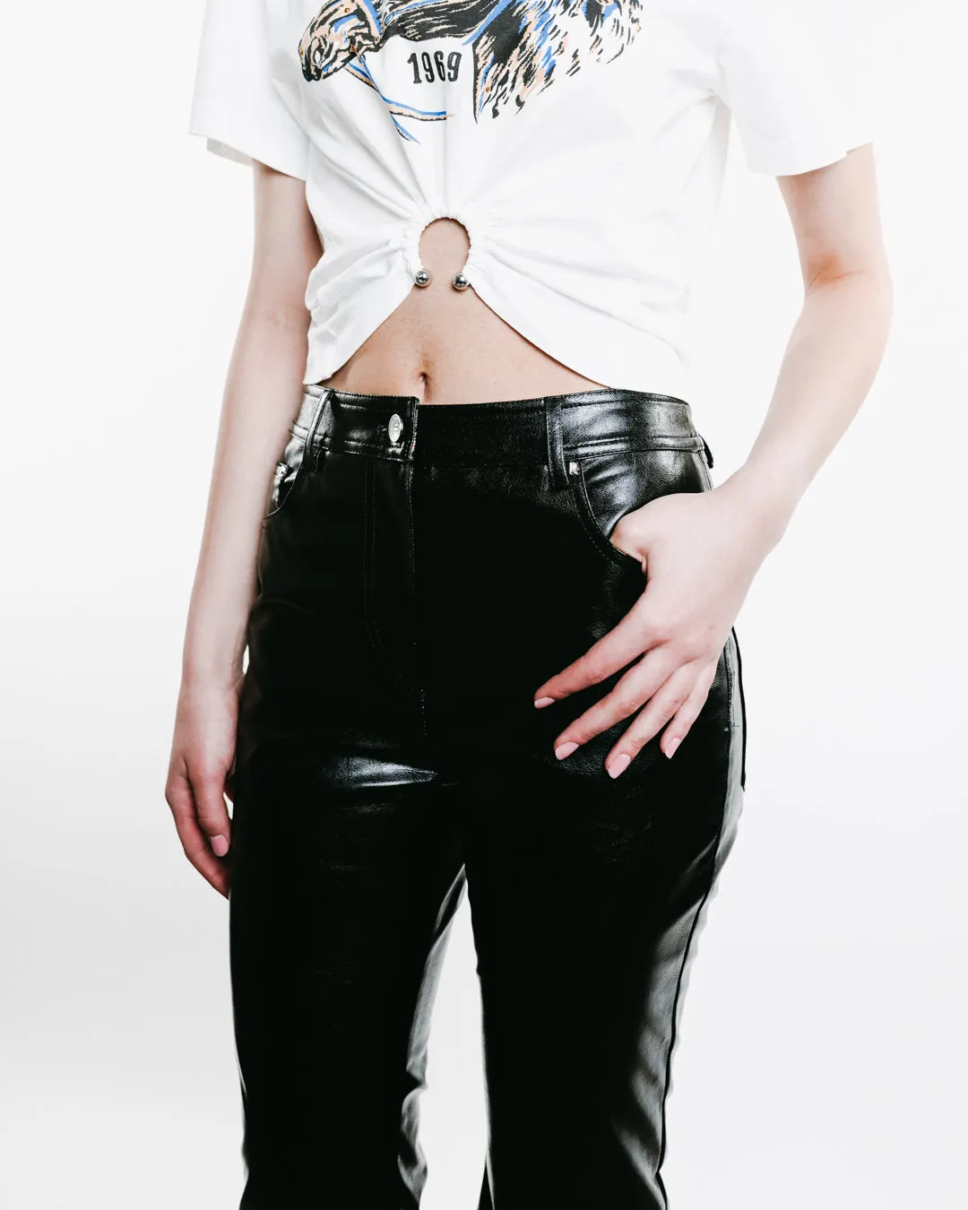 Faux Leather Pants