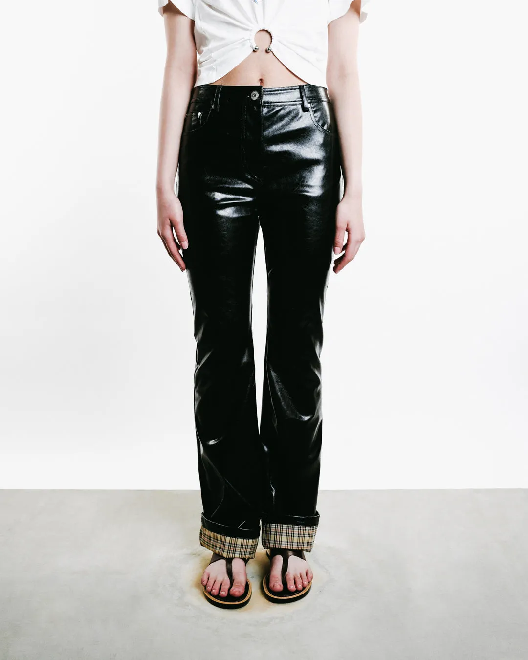 Faux Leather Pants