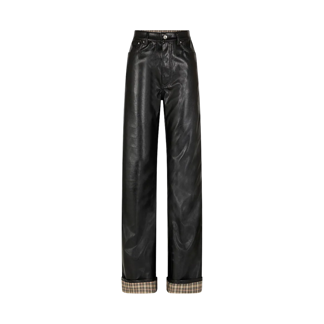 Faux Leather Pants