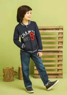 Fleece Embroidered Jacket