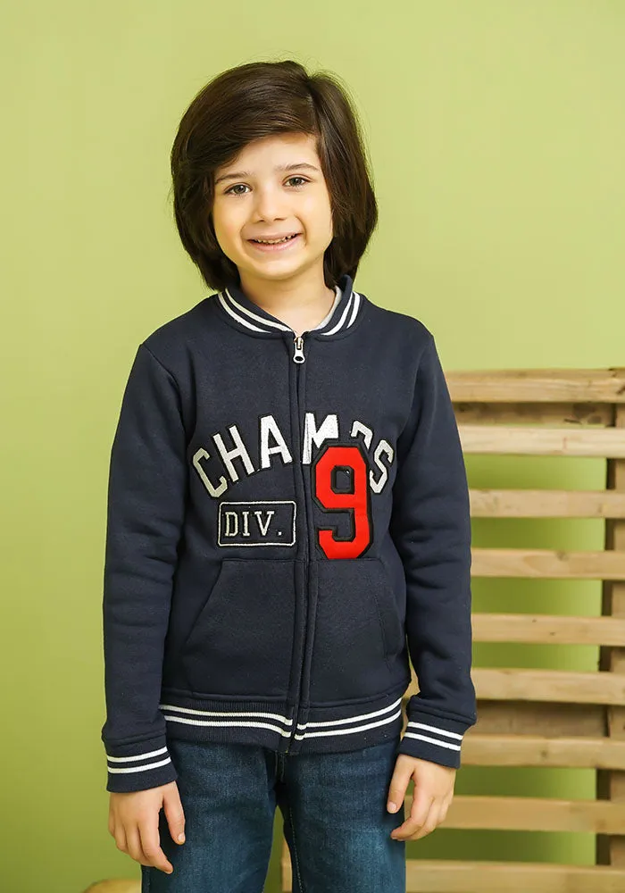 Fleece Embroidered Jacket