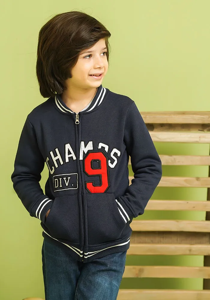 Fleece Embroidered Jacket