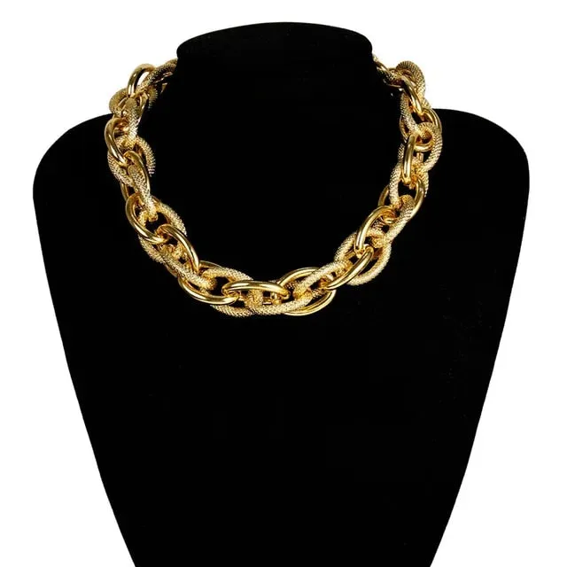 Flytonn-Marilyn Punk Lock Choker Necklace