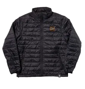 GIRL INTL PUFFER JACKET - BLACK