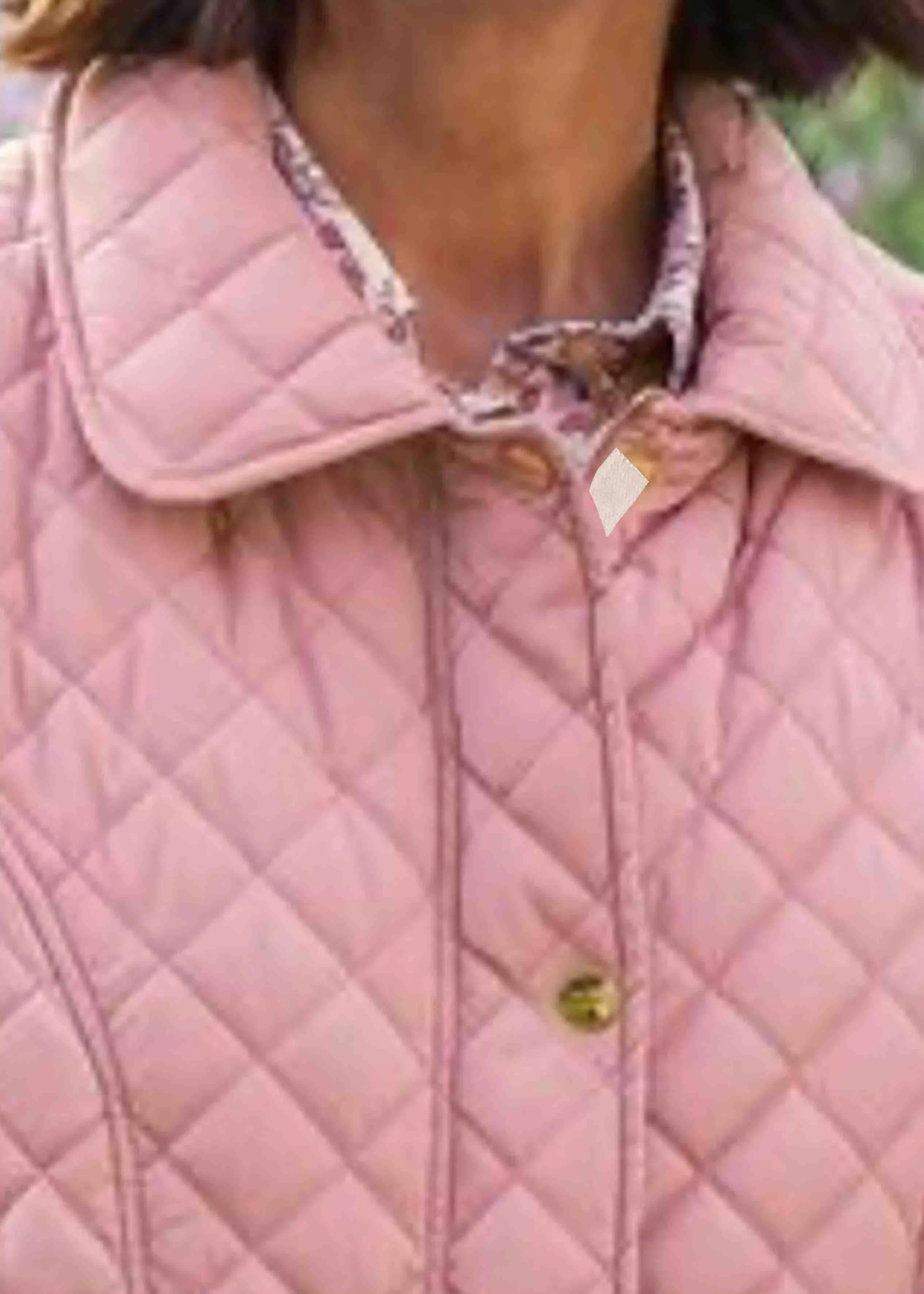 Hatty Diamond Quilted VELCRO® Brand Fastening Gilet