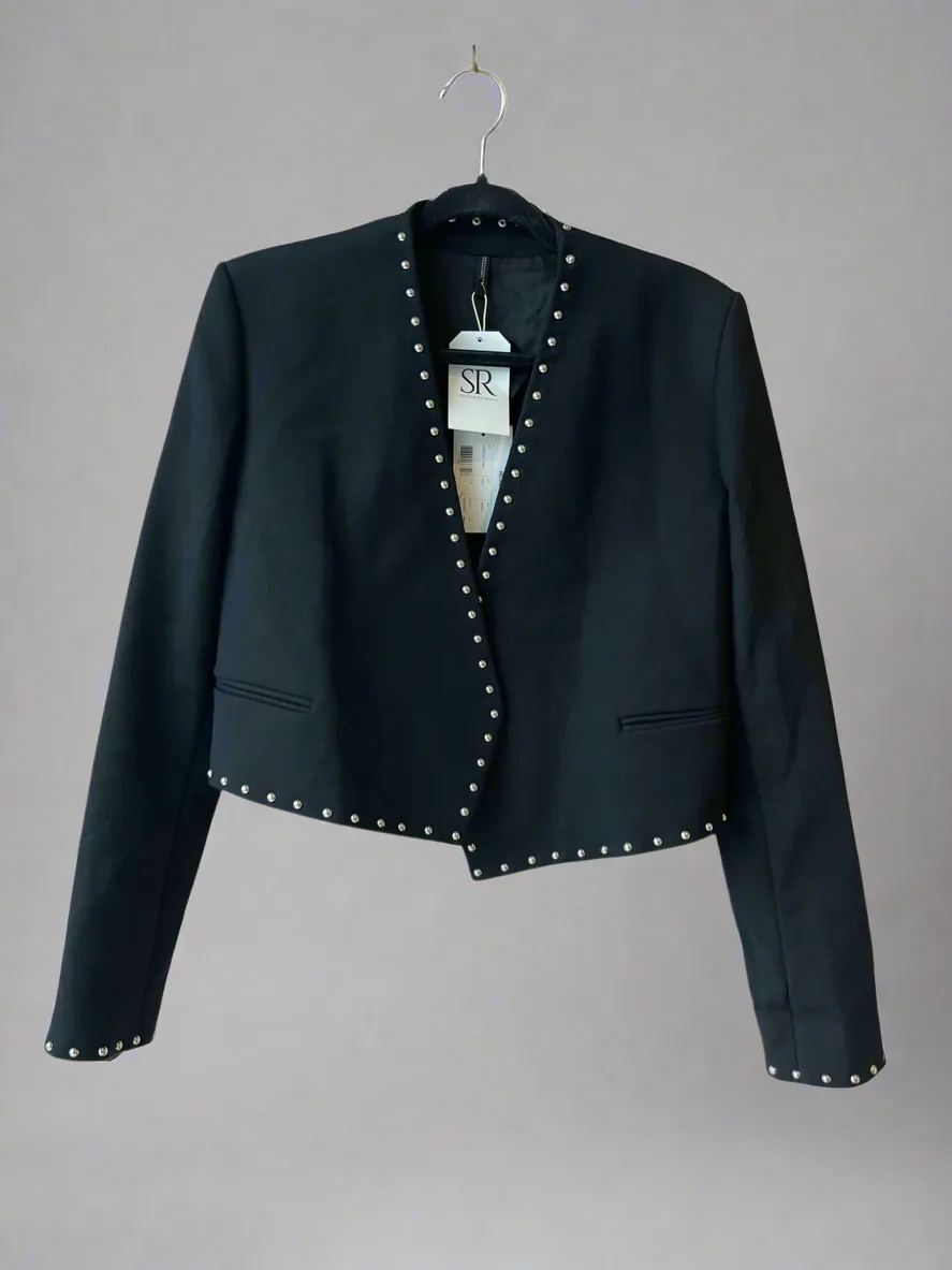 HELMUT LANG Studded Suit Jacket - Size 0