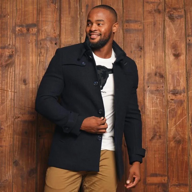 Houghton Wool Coat - Midnight