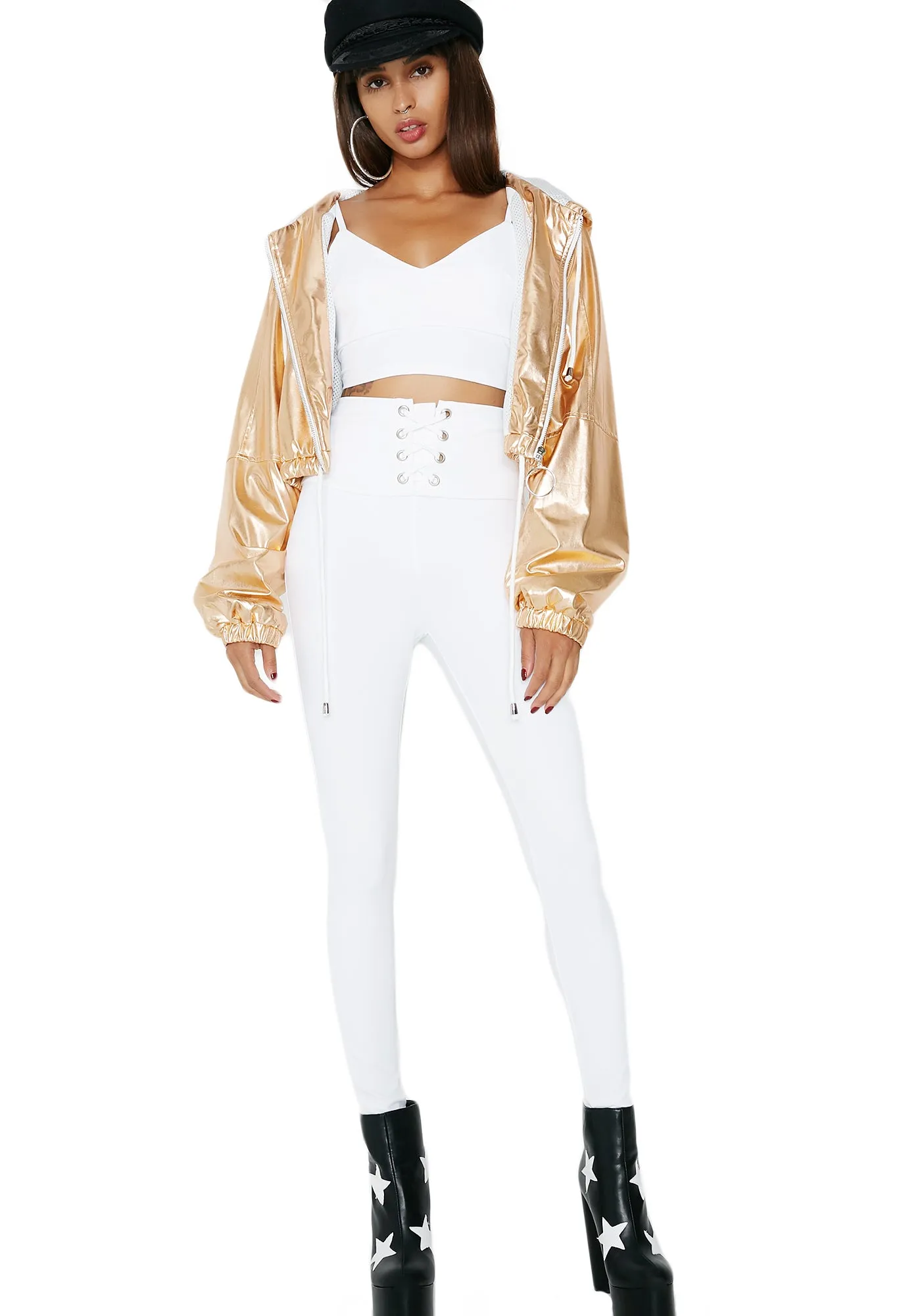 In A Flash Cropped Windbreaker