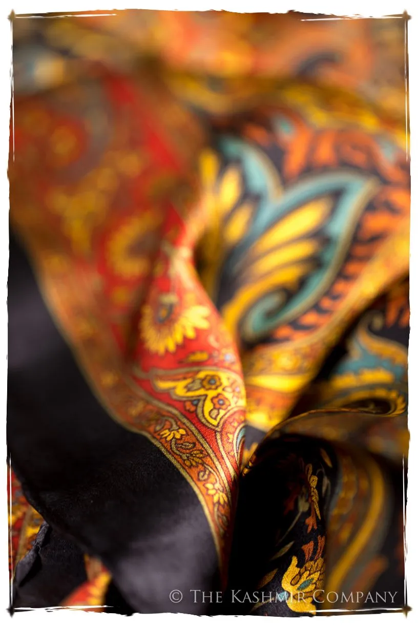 Isabélla of Aragon Cashmere Square Silk Scarf