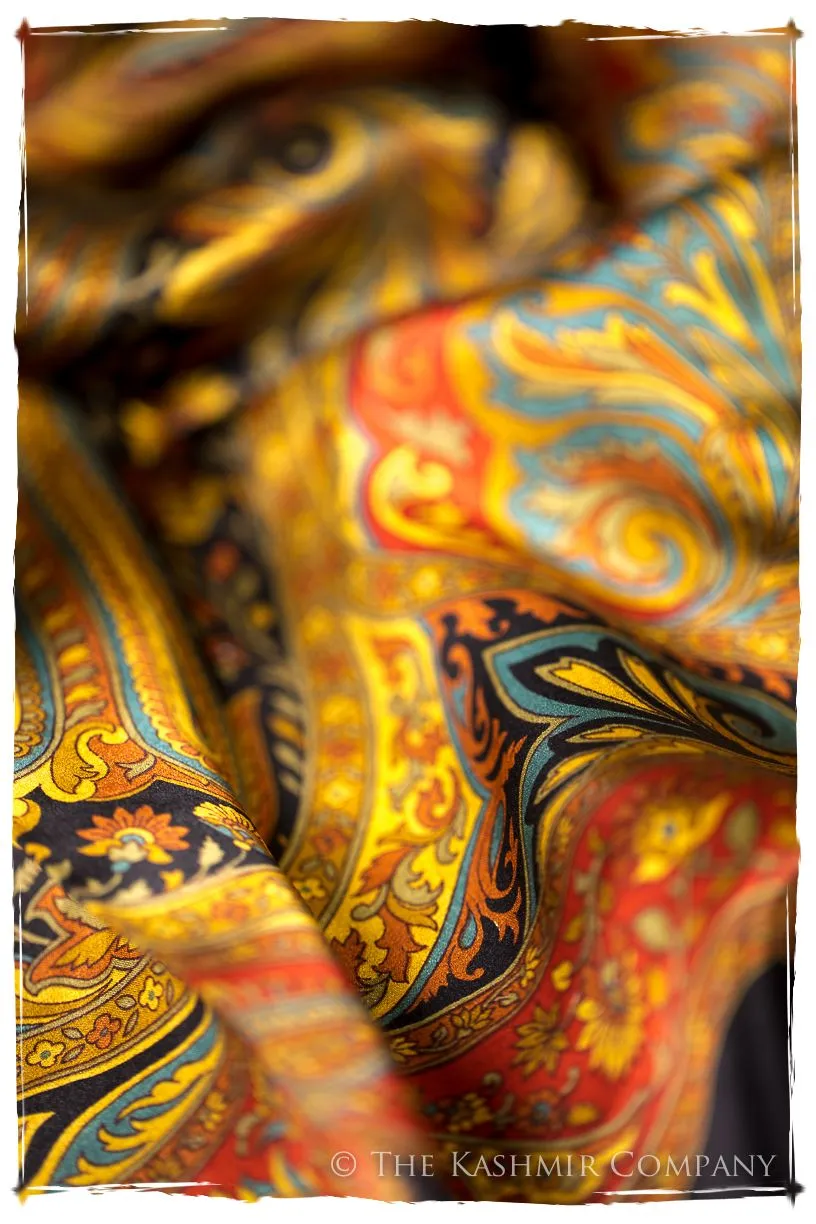 Isabélla of Aragon Cashmere Square Silk Scarf