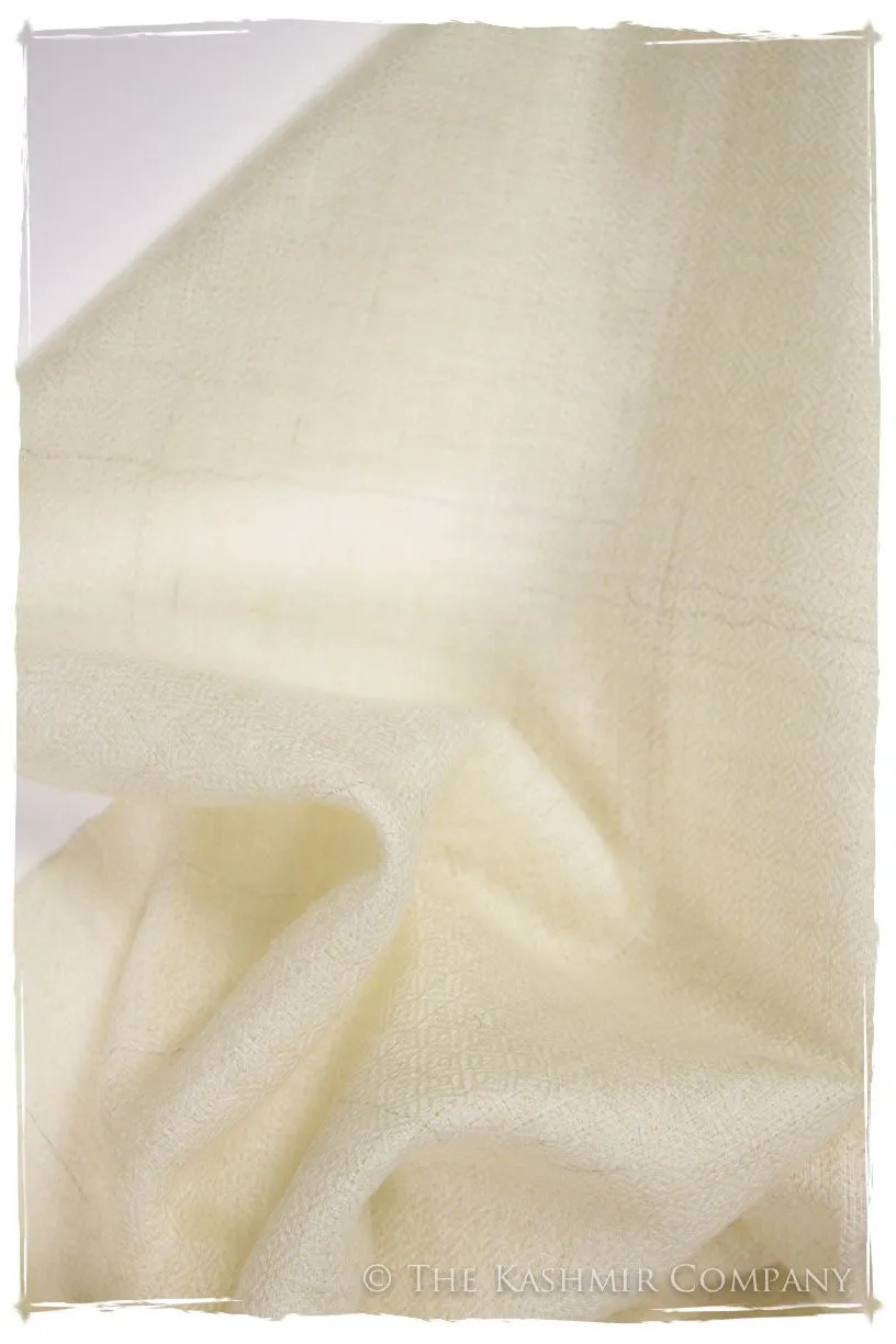 Ivory - Handloom Pashmina Cashmere Scarf