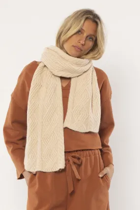 Joan Knit Scarf - Sand