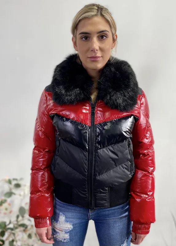 JORDAN CRAIG WOMEN'S SUGAR HILL PUFFER JACKET (CRIMSON)
