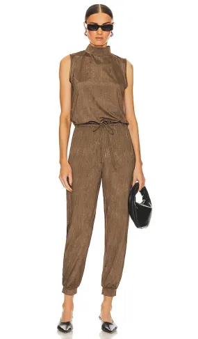Lanston Turtleneck Jumpsuit in Olive