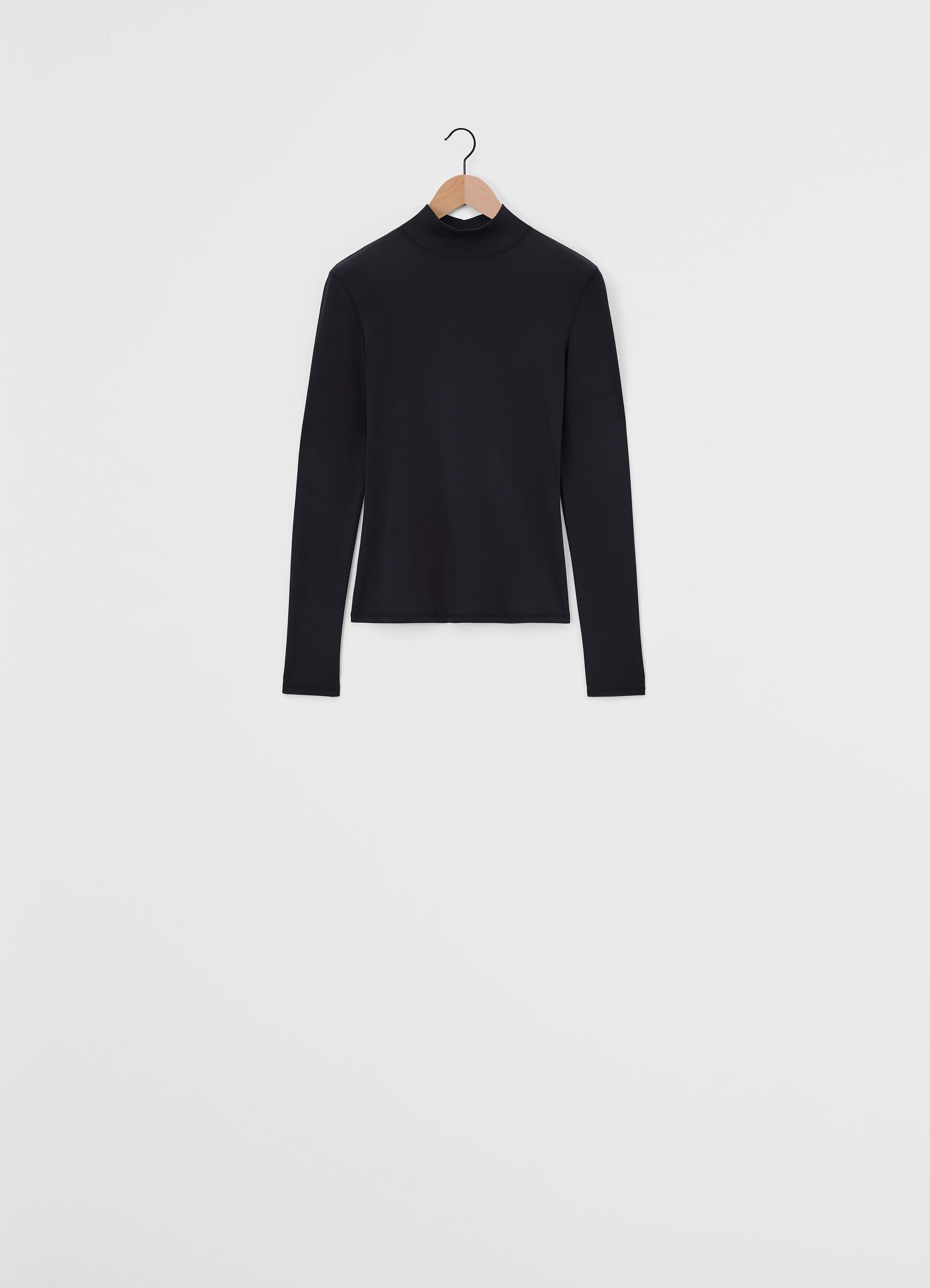 Lemaire Rib Turtleneck (Squid Ink)