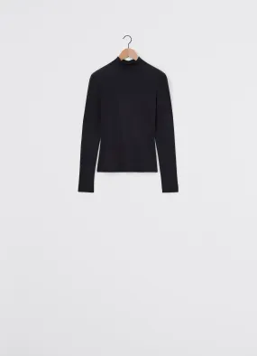 Lemaire Rib Turtleneck (Squid Ink)