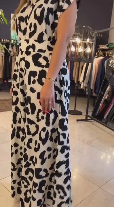 Leopard Print Jumpsuit