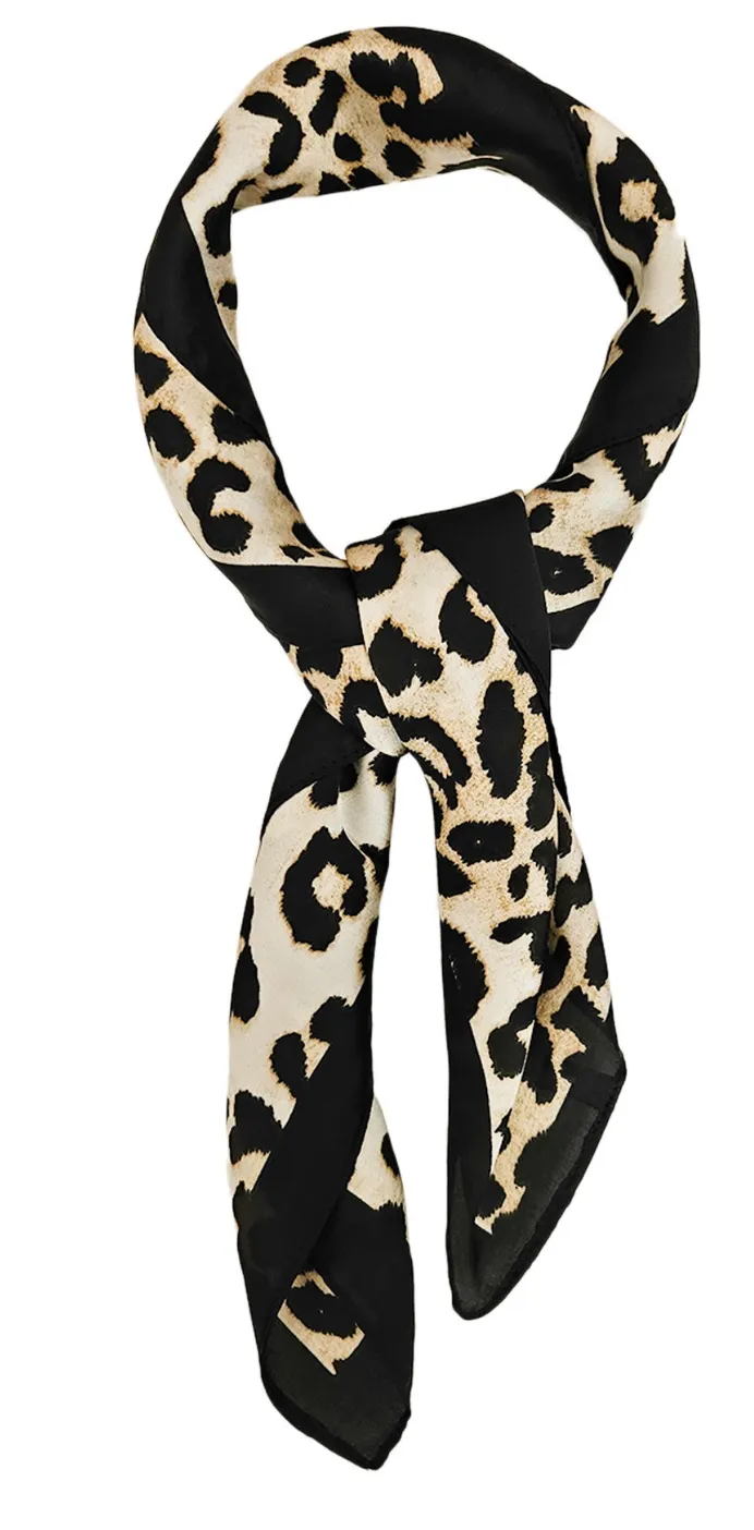 Leopard Silk Scarf