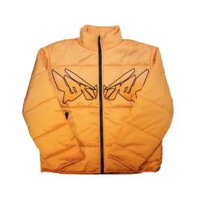 LOITER Cyber Gradient Puffer Jacket 02039052O200S ORANGE