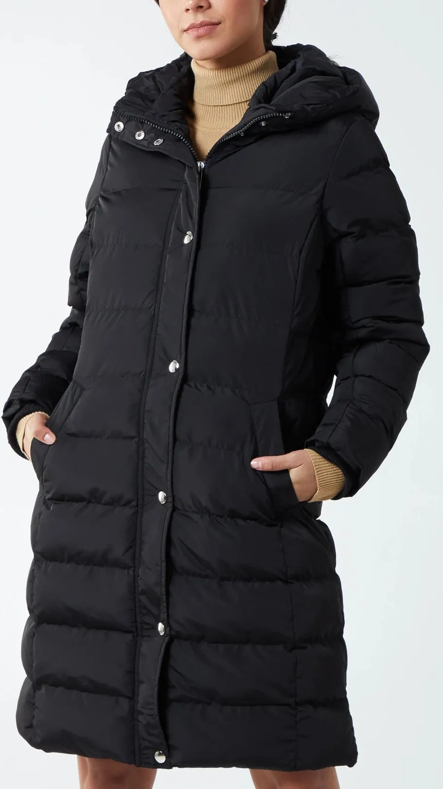Longline Puffer Jacket